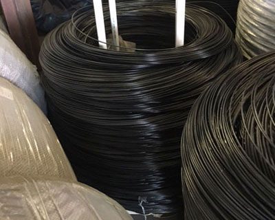 Secondary black annealed carbon steel wire coils
