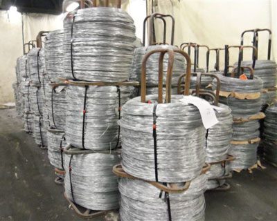 Secondary galvanized high carbon steel wire