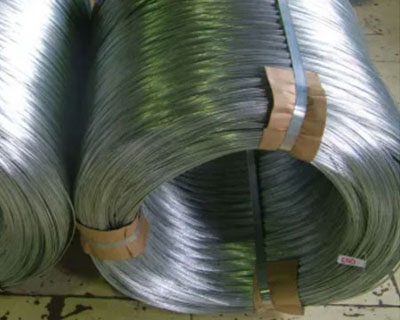 Secondary high carbon galvanized steel strapping wire coil